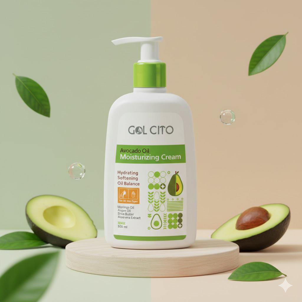 کرم مرطوب کننده حاوی روغن آووکادو گل سیتو (مناسب انواع پوست)
