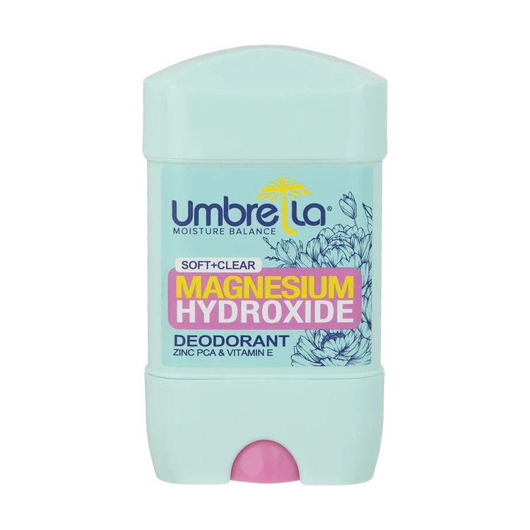 دئودورانت استیک منیزیم هیدروکساید آمبرلا Soft+Clear فاقد آلومینیوم، موجود در سالی مارکت