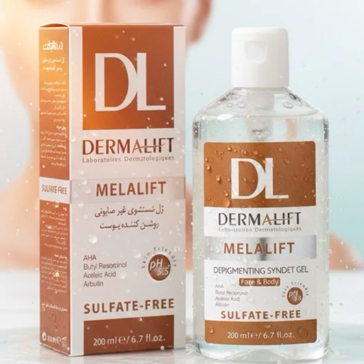 ژل شستشو صورت درمالیفت مدل ملالیفت کپی