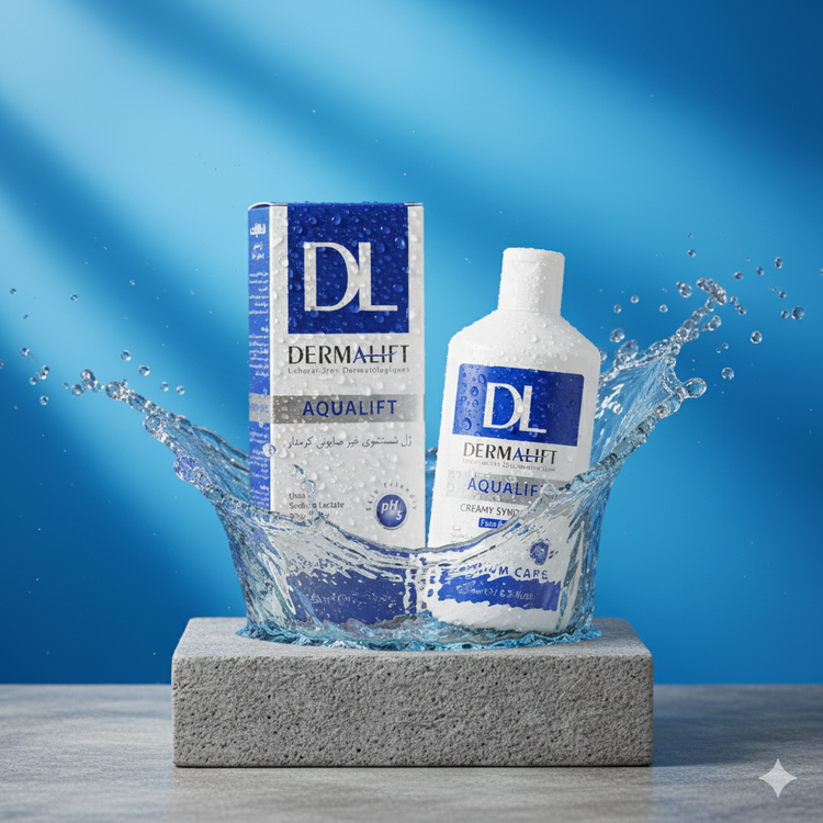 ✅ ژل شستشوی غیرصابونی کرمدار درمالیفت مدل AquaLift مناسب پوست خشک حجم ۲۰۰ میلیلیتر
